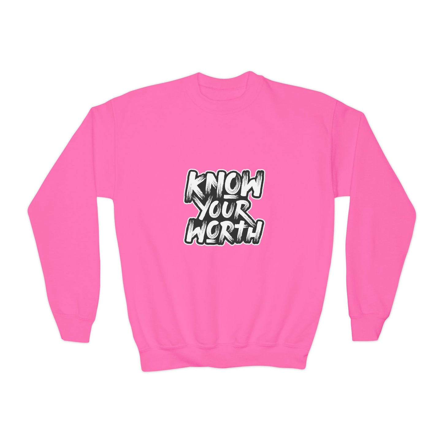 Know Your Worth Youth Crewneck Sweatshirt