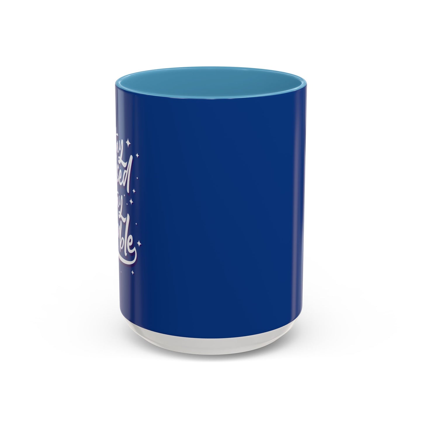 Stay Focused Stay Humble Accent Coffee Mug (11, 15oz)