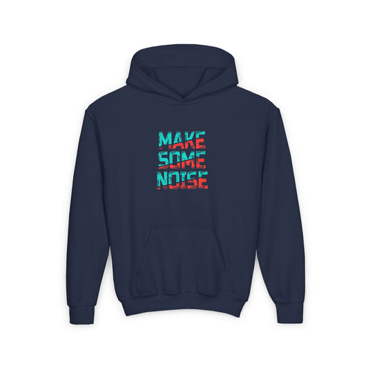 Make Some Noise Youth Heavy Blend Hooded Sweatshirt