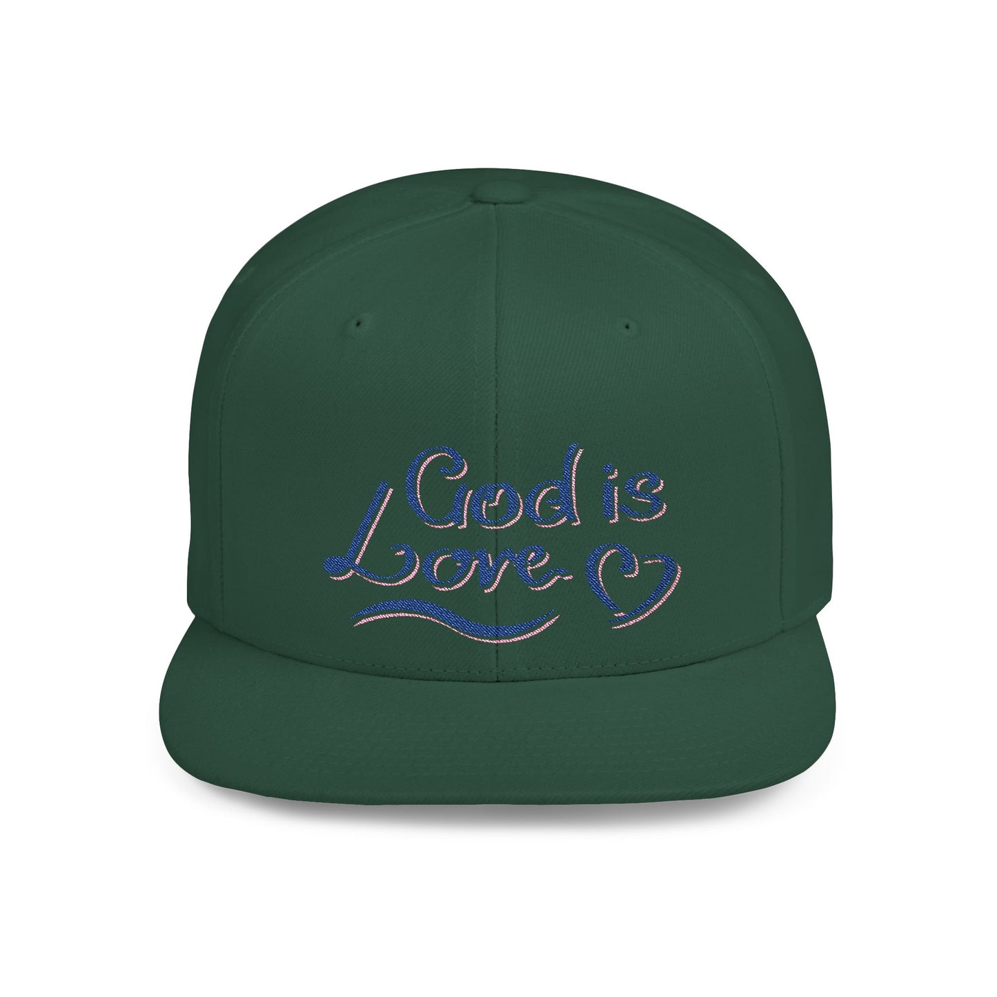 God Is Love Flat Bill Snapback