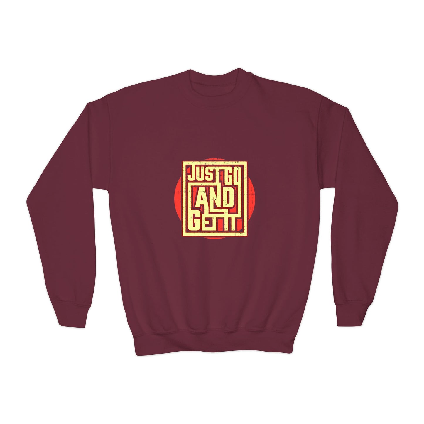 Just Go And Get It Youth Crewneck Sweatshirt