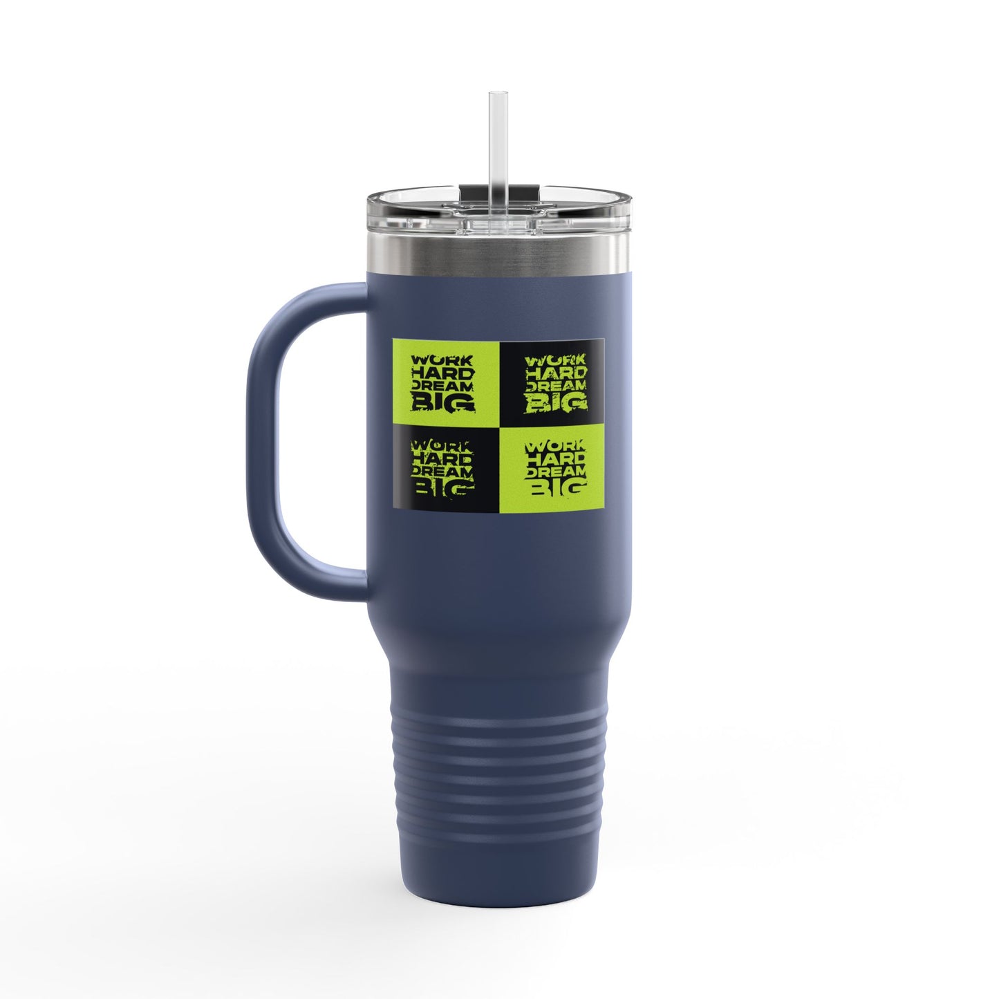 Work Hard Dream Big Insulated Travel Mug, 40oz
