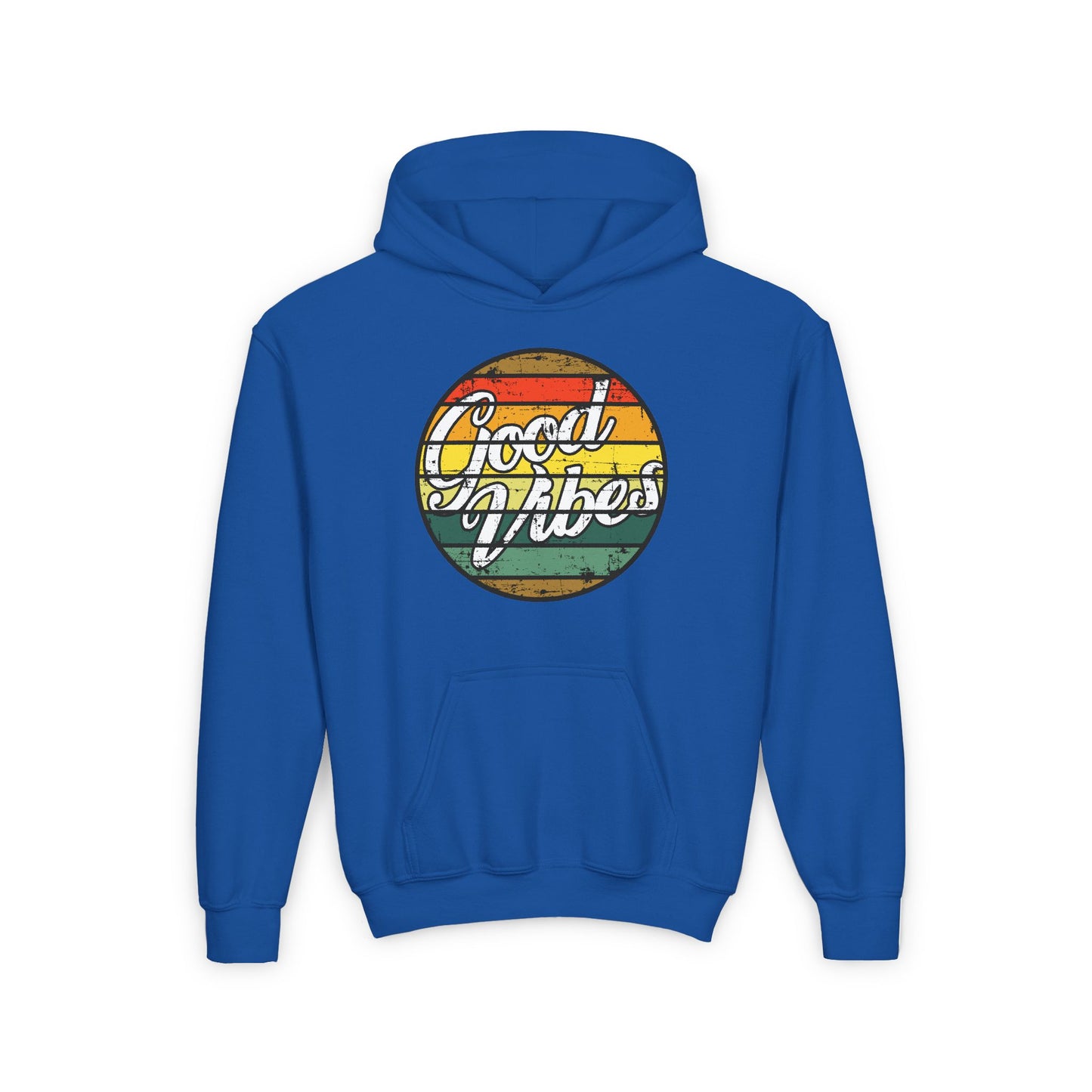 Good Vibes Youth Heavy Blend Hooded Sweatshirt