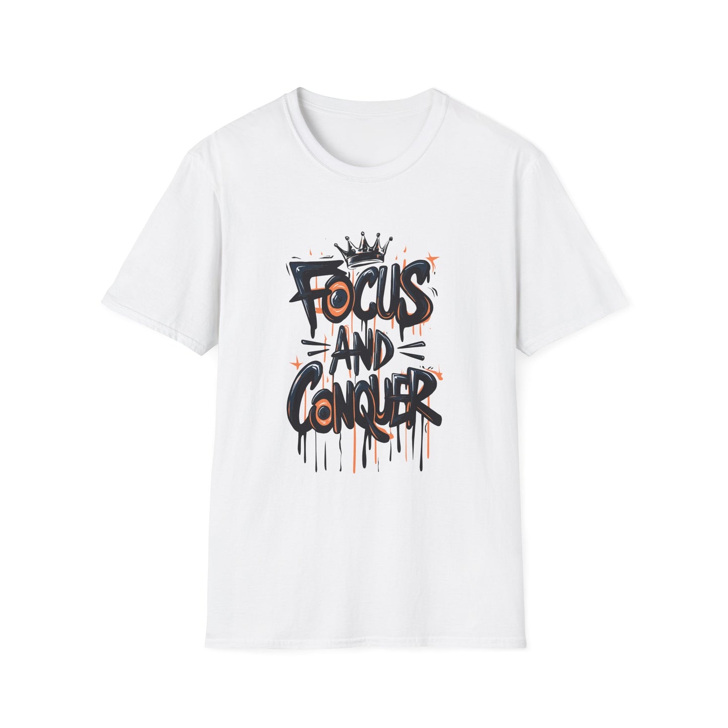 Focus And Conquer Unisex Softstyle T-Shirt