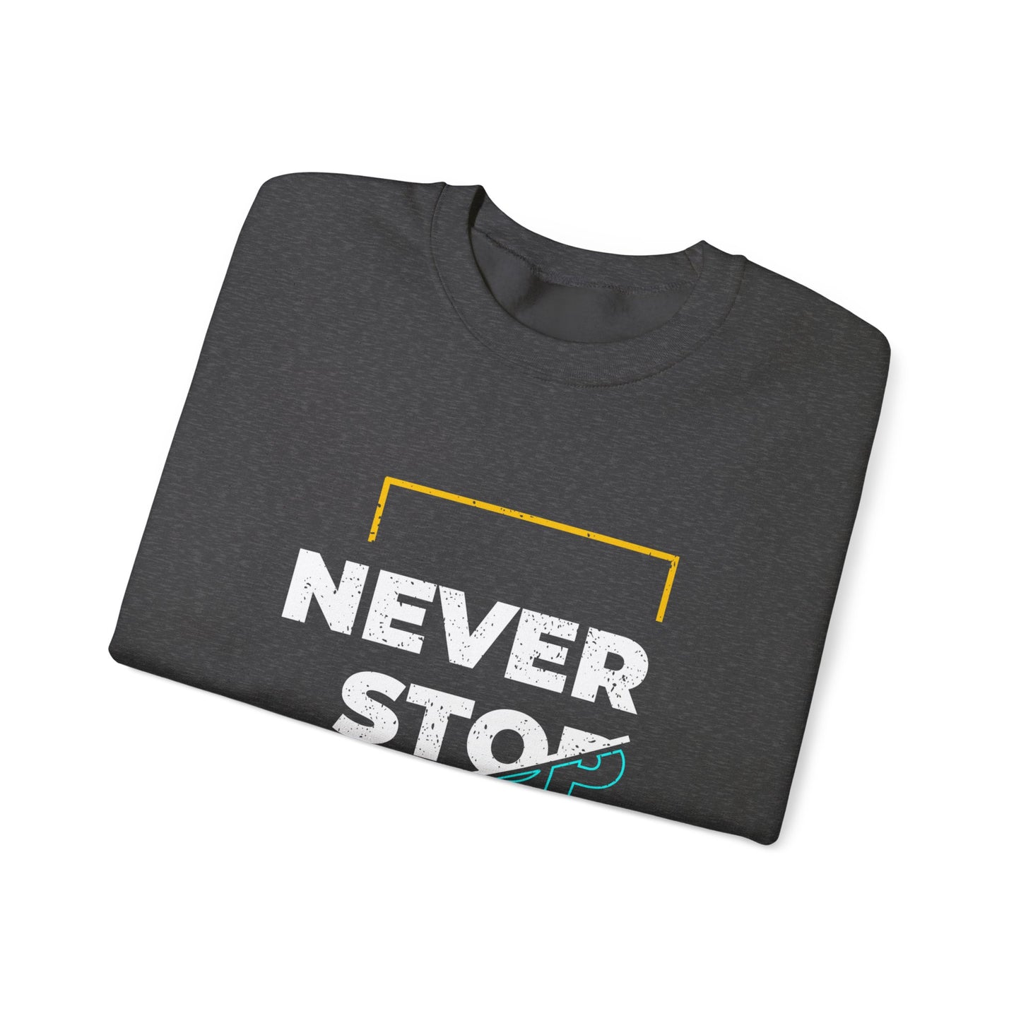 Never Stop Hope Unisex Heavy Blend™ Crewneck Sweatshirt