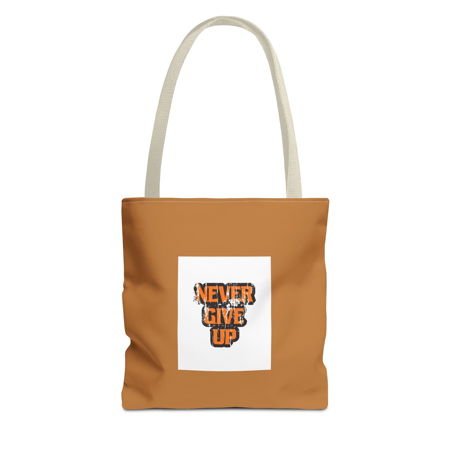 Never Give Up Tote Bag (AOP)
