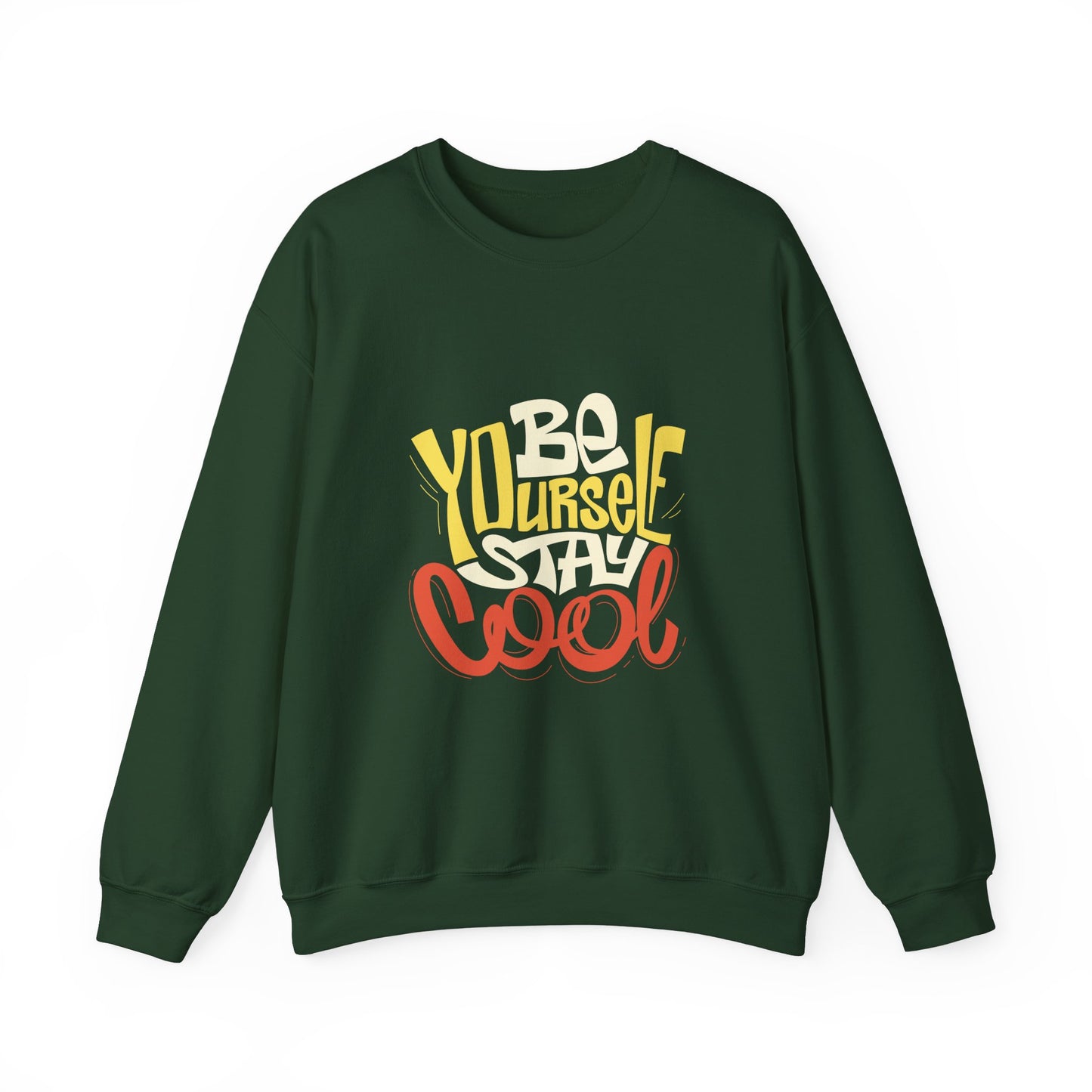Be Yourself Stay Cool Unisex Heavy Blend™ Crewneck Sweatshirt