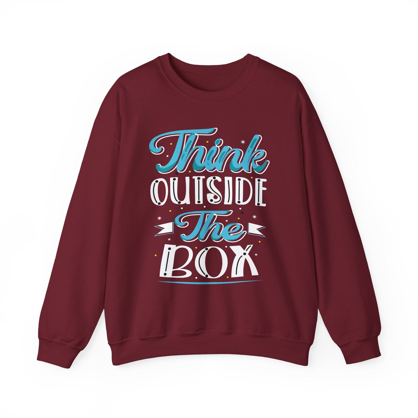 Think Outside The Box Unisex Heavy Blend™ Crewneck Sweatshirt