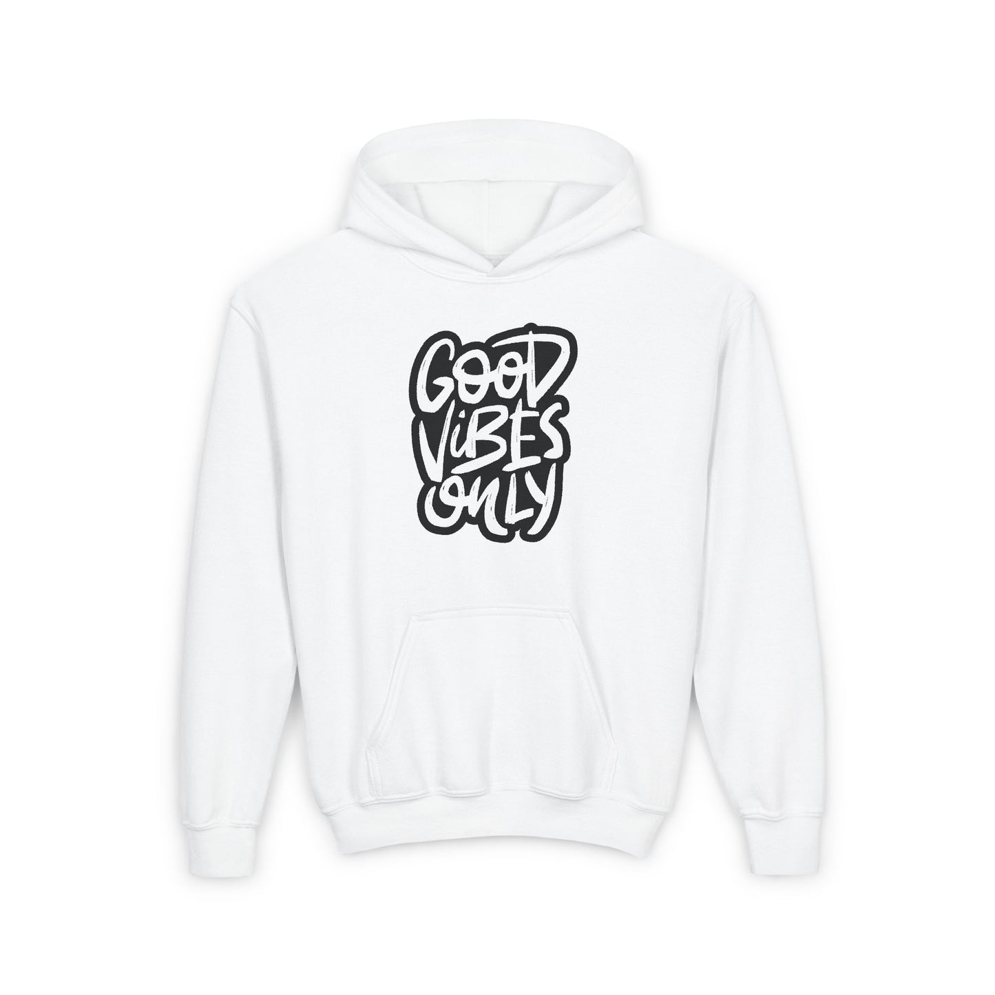 Good Vibes Only Youth Heavy Blend Hooded Sweatshirt