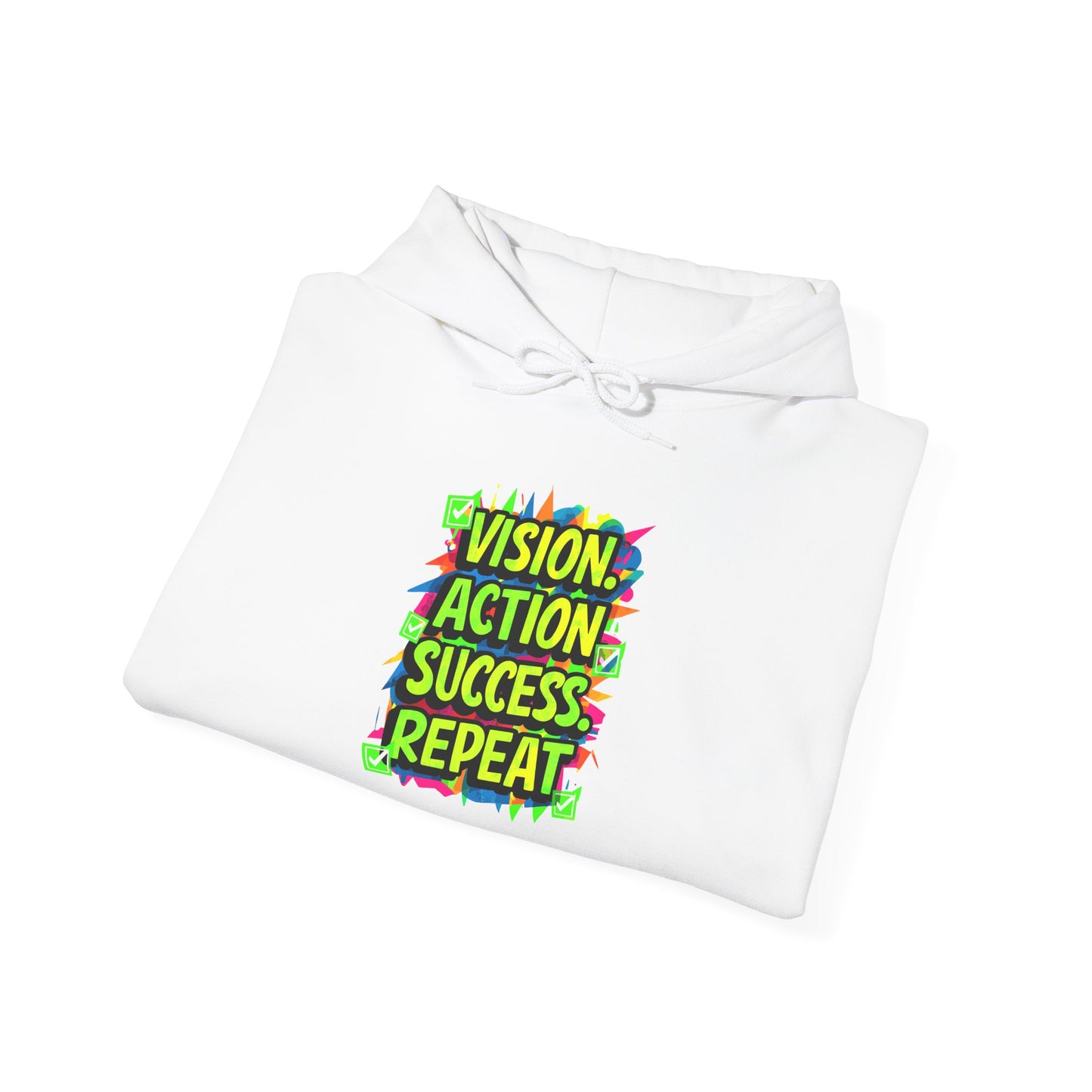 Vision Action Success Repeat Unisex Heavy Blend™ Hooded Sweatshirt