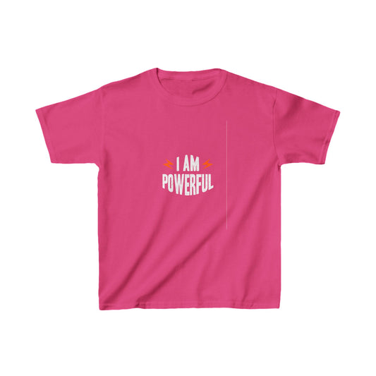 I Am Powerful Kids Heavy Cotton™ Tee