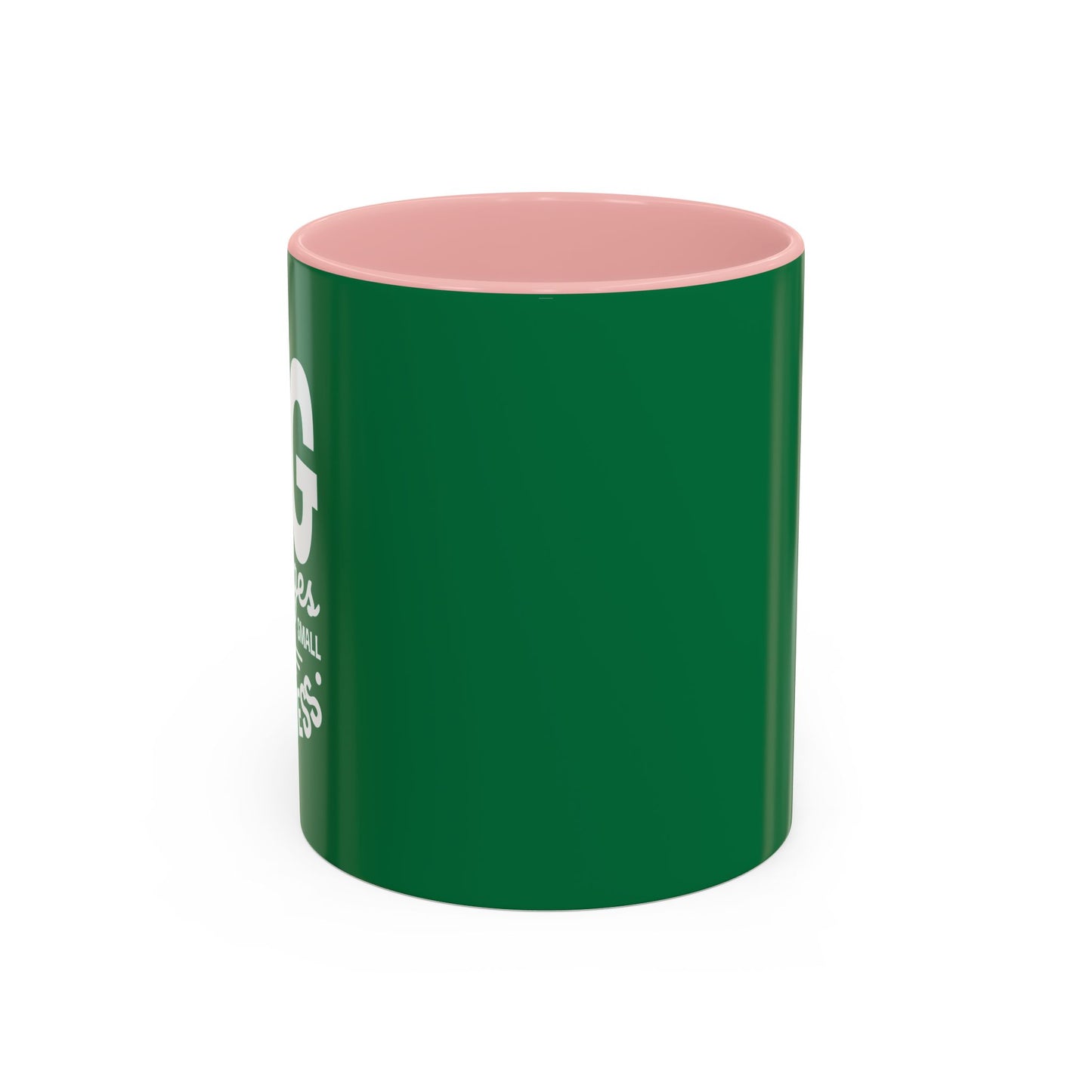 Big Changes Start From Small Progress Accent Coffee Mug (11, 15oz)