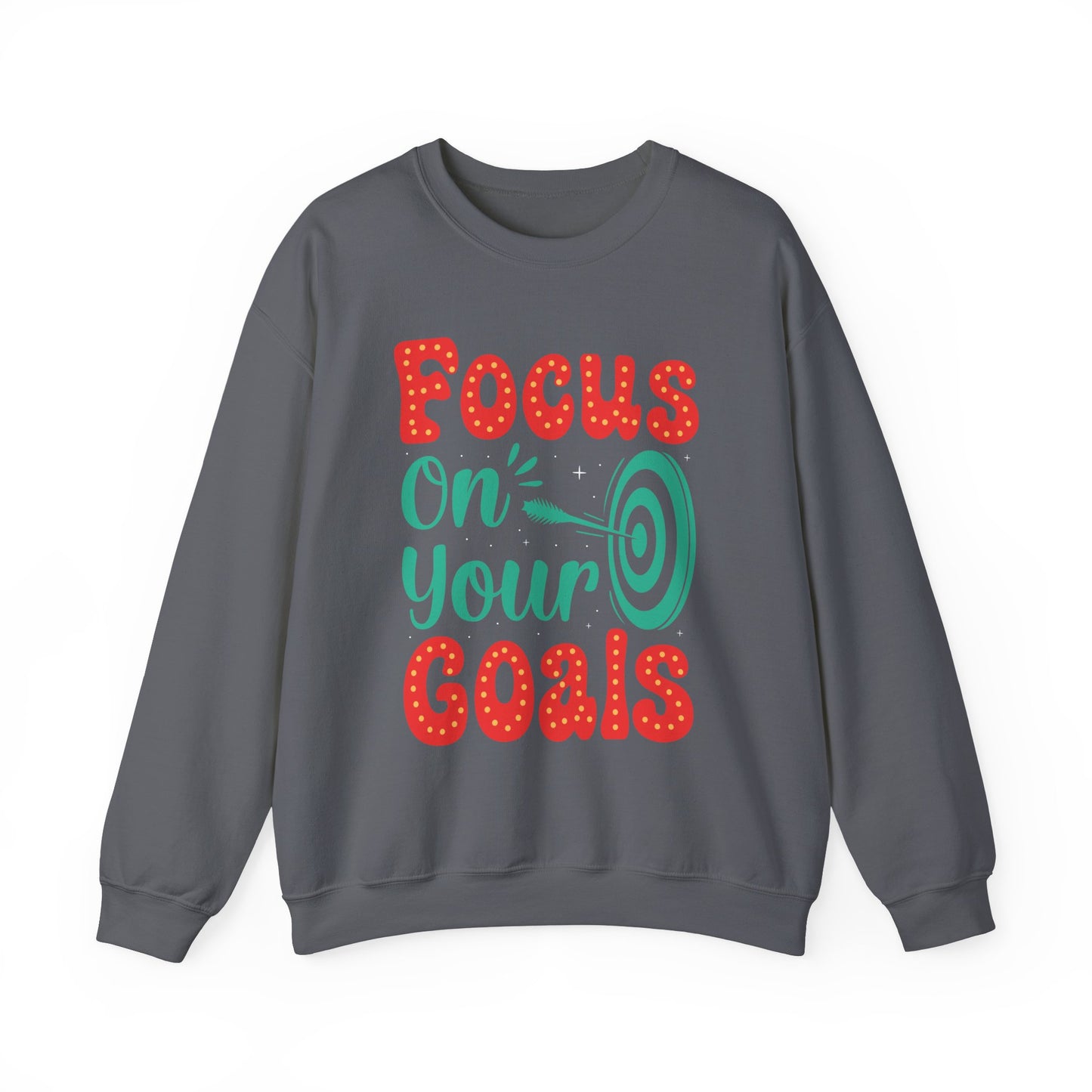 Focus On Your Goals Unisex Heavy Blend™ Crewneck Sweatshirt