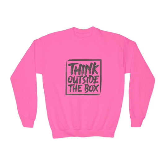Think Outside The Box Youth Crewneck Sweatshirt