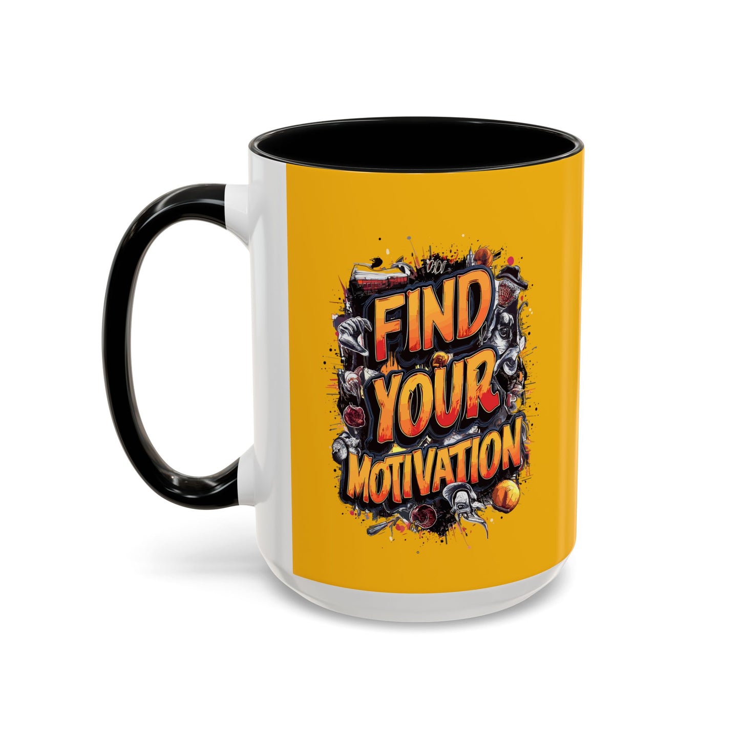 Find Your Motivation Accent Coffee Mug (11, 15oz)