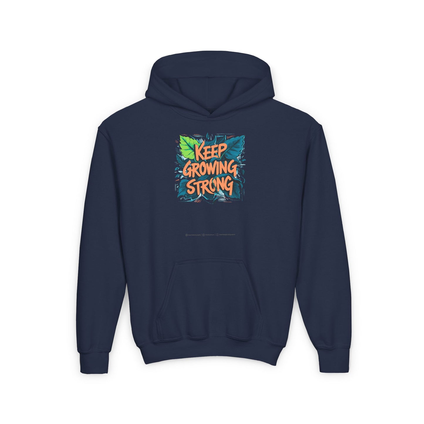 Keep Growing Strong Youth Heavy Blend Hooded Sweatshirt
