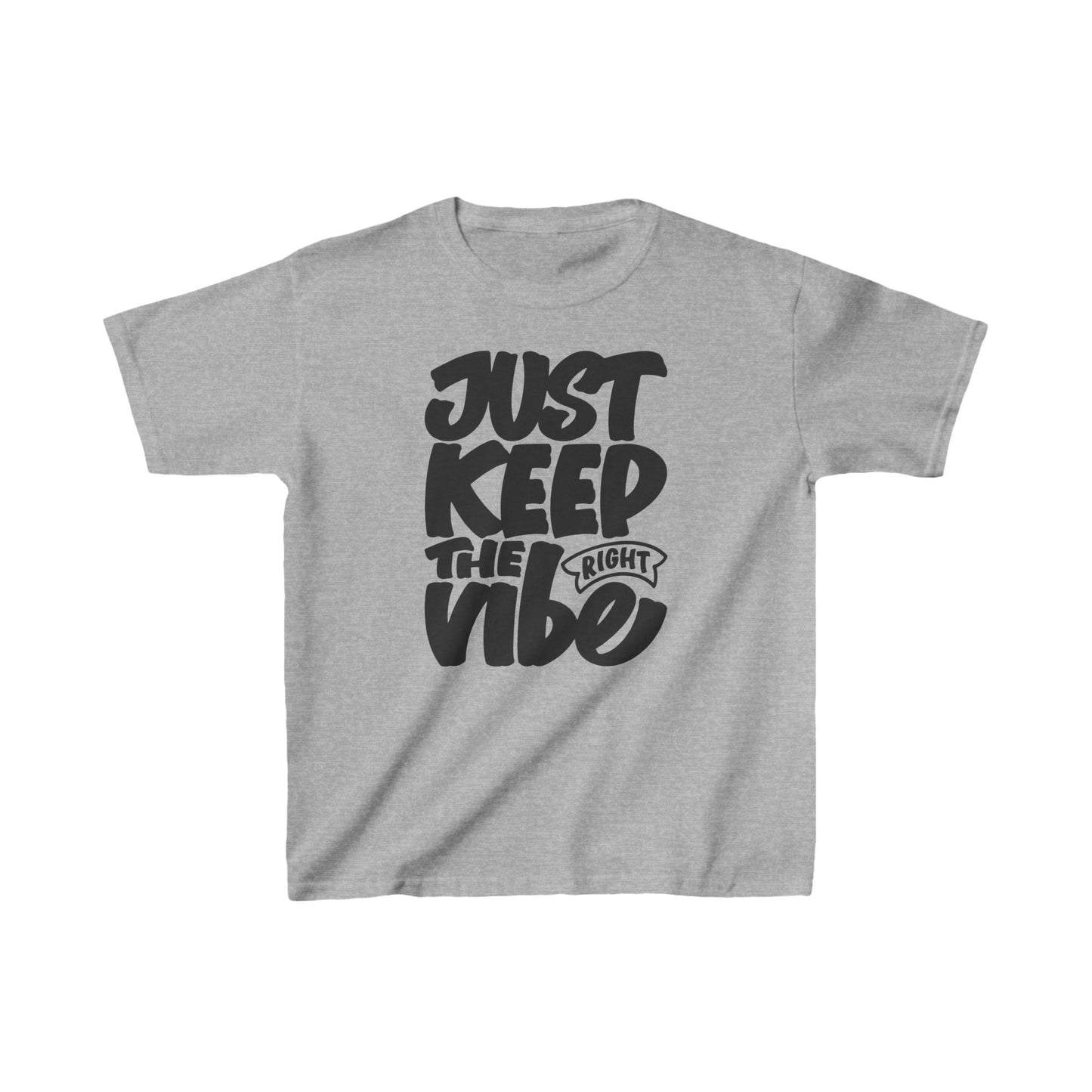 Just Keep The Right Vibe Kids Heavy Cotton™ Tee