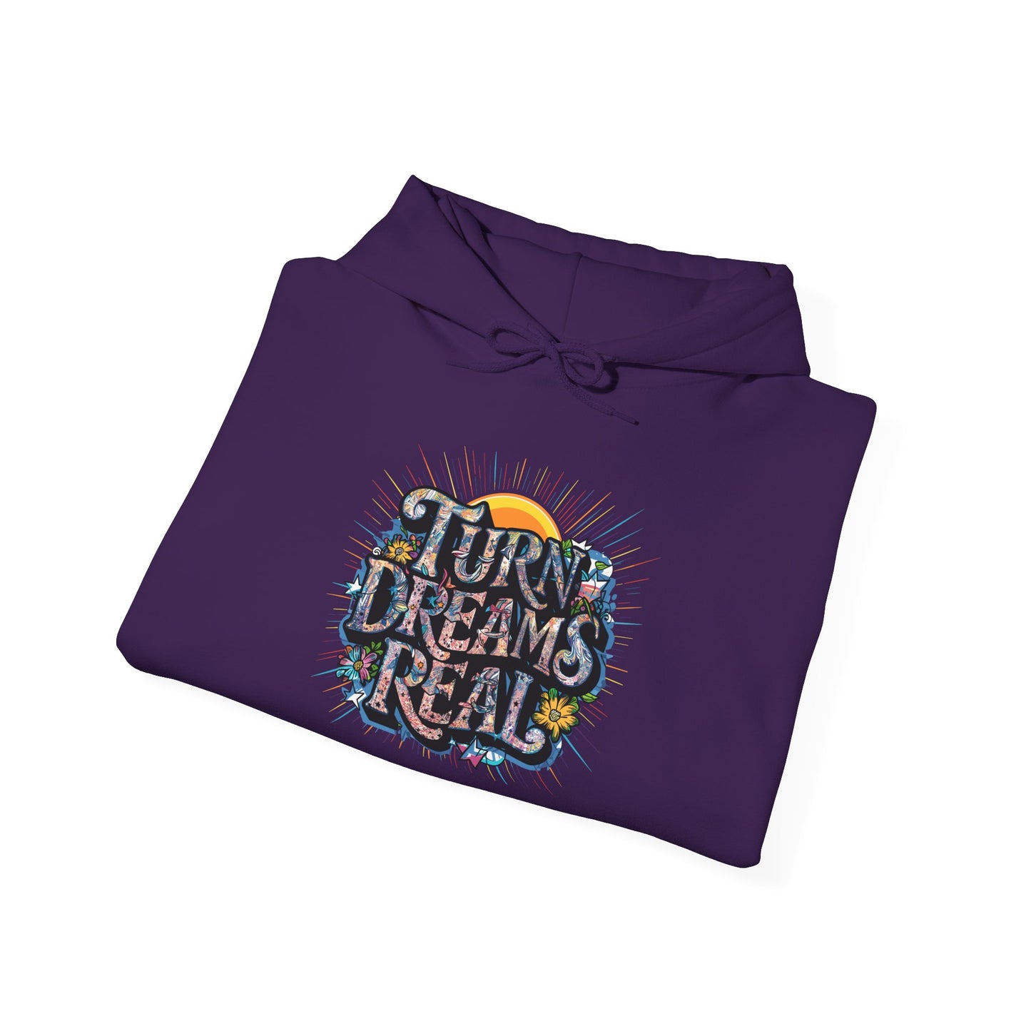 Turns Dreams Real Unisex Heavy Blend™ Hooded Sweatshirt