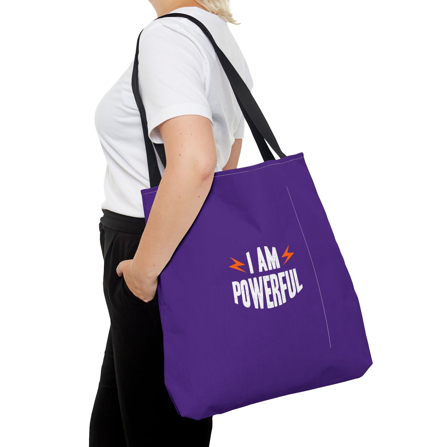 I Am Powerful Tote Bag (AOP)