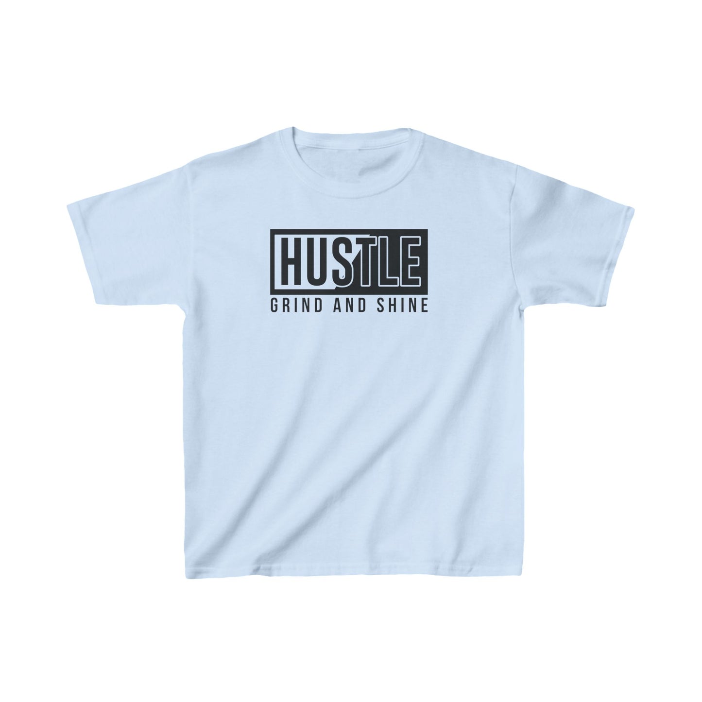 Hustle Grind And Shine Kids Heavy Cotton™ Tee