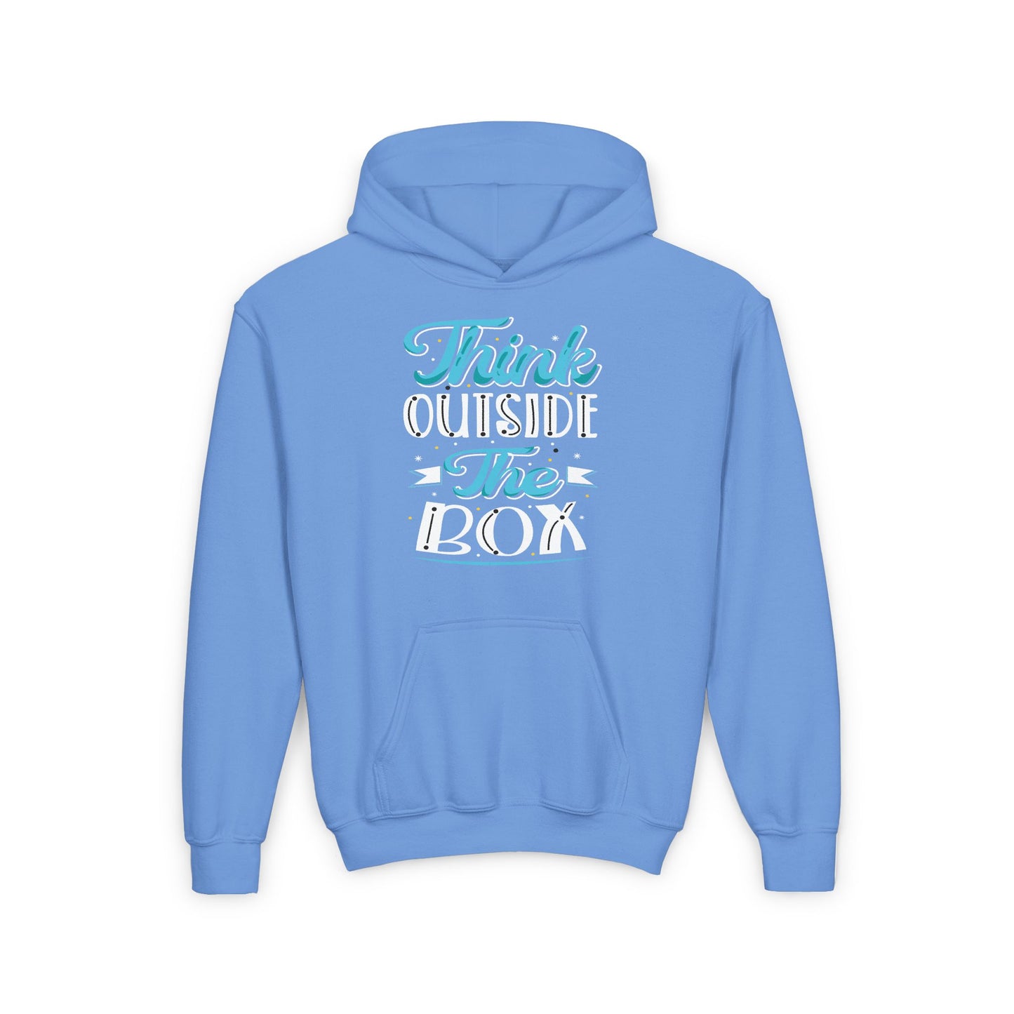 Think Outside The Box Youth Heavy Blend Hooded Sweatshirt