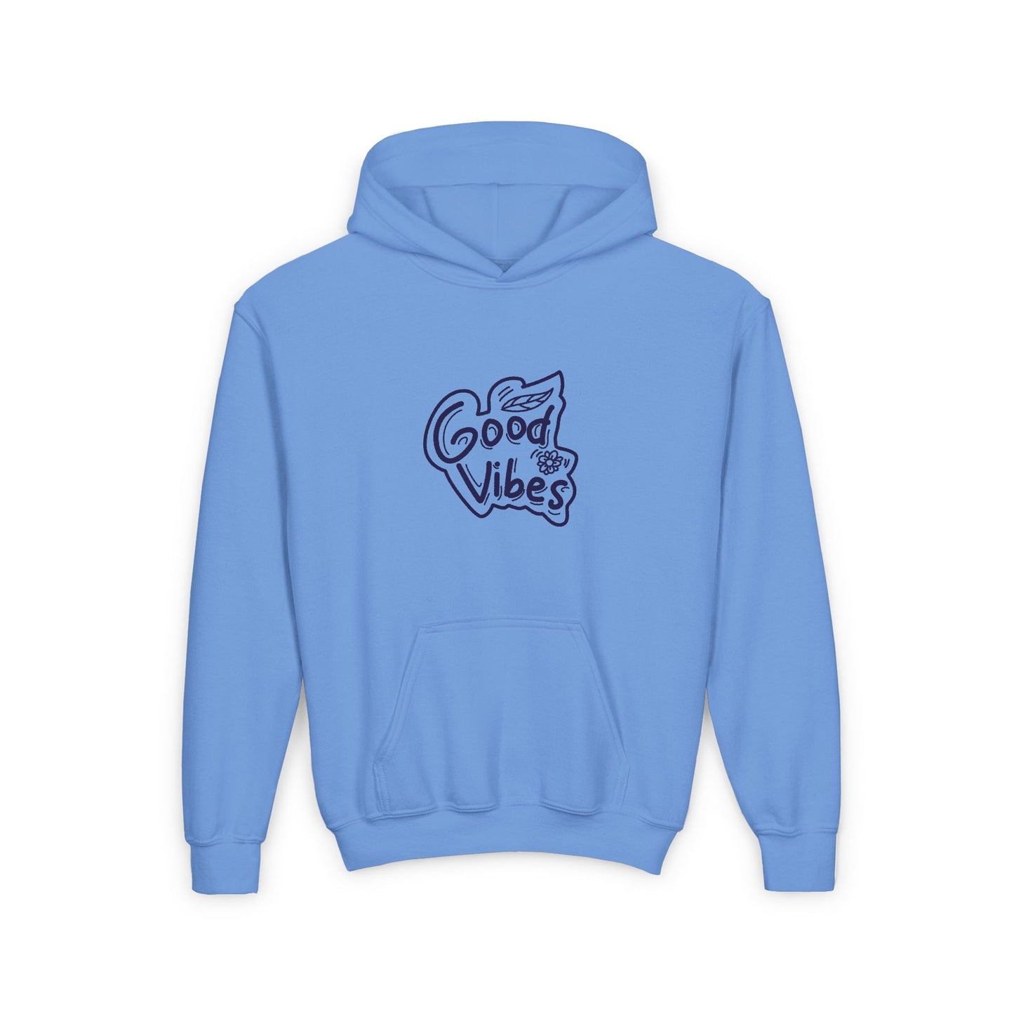 Good Vibes Youth Heavy Blend Hooded Sweatshirt