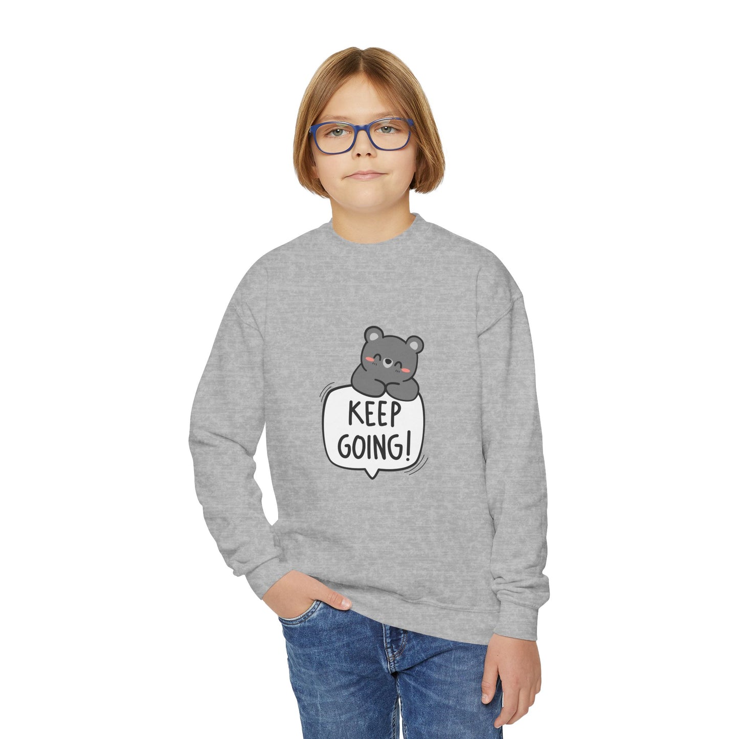 Keep Going Youth Crewneck Sweatshirt