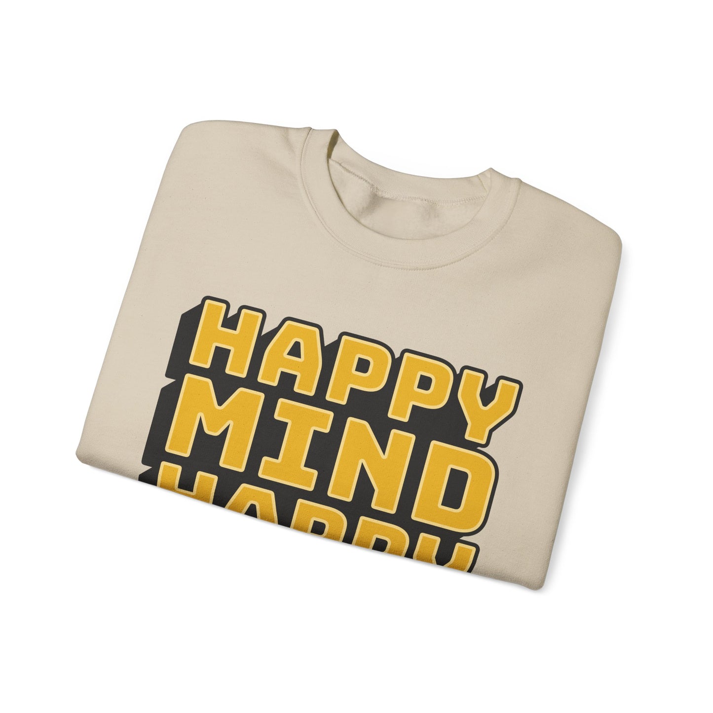 Happy Mind Happy Life Unisex Heavy Blend™ Crewneck Sweatshirt