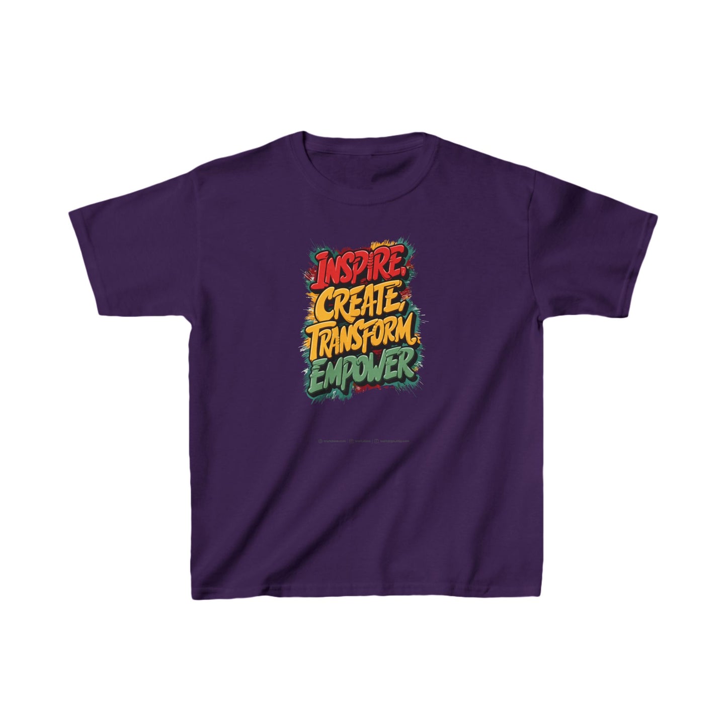 Inspire Create Transform Empower Kids Heavy Cotton™ Tee