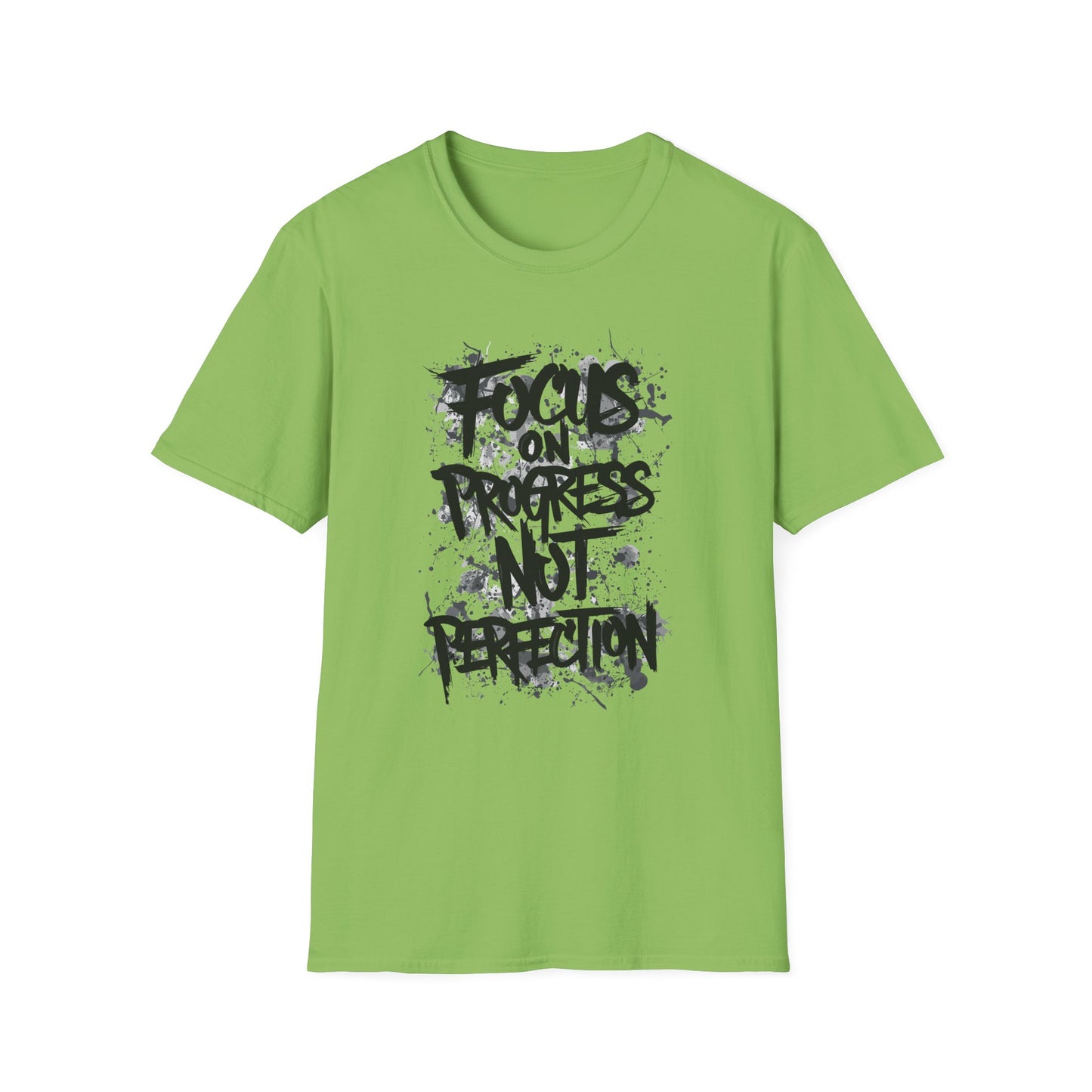 Focus On Progress Not Perfection Unisex Softstyle T-Shirt