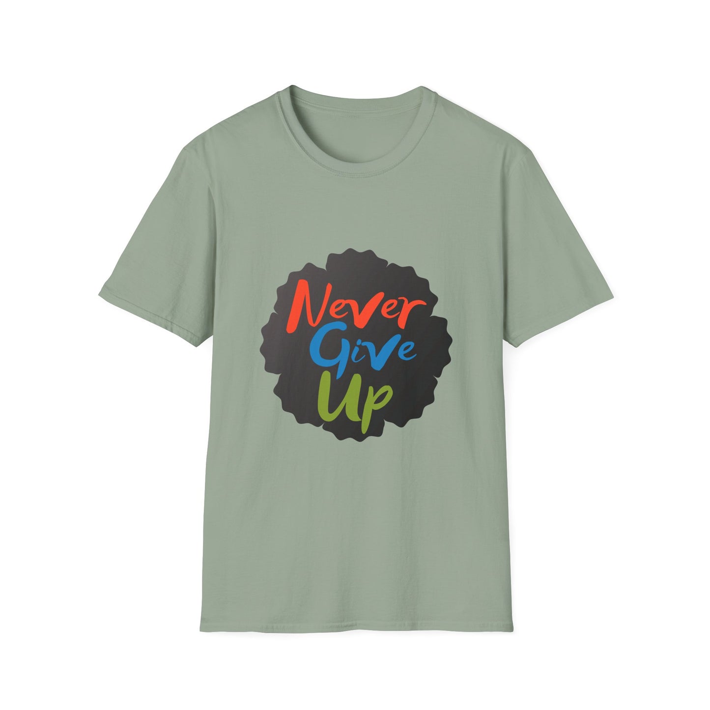 Never Give Up Unisex Softstyle T-Shirt