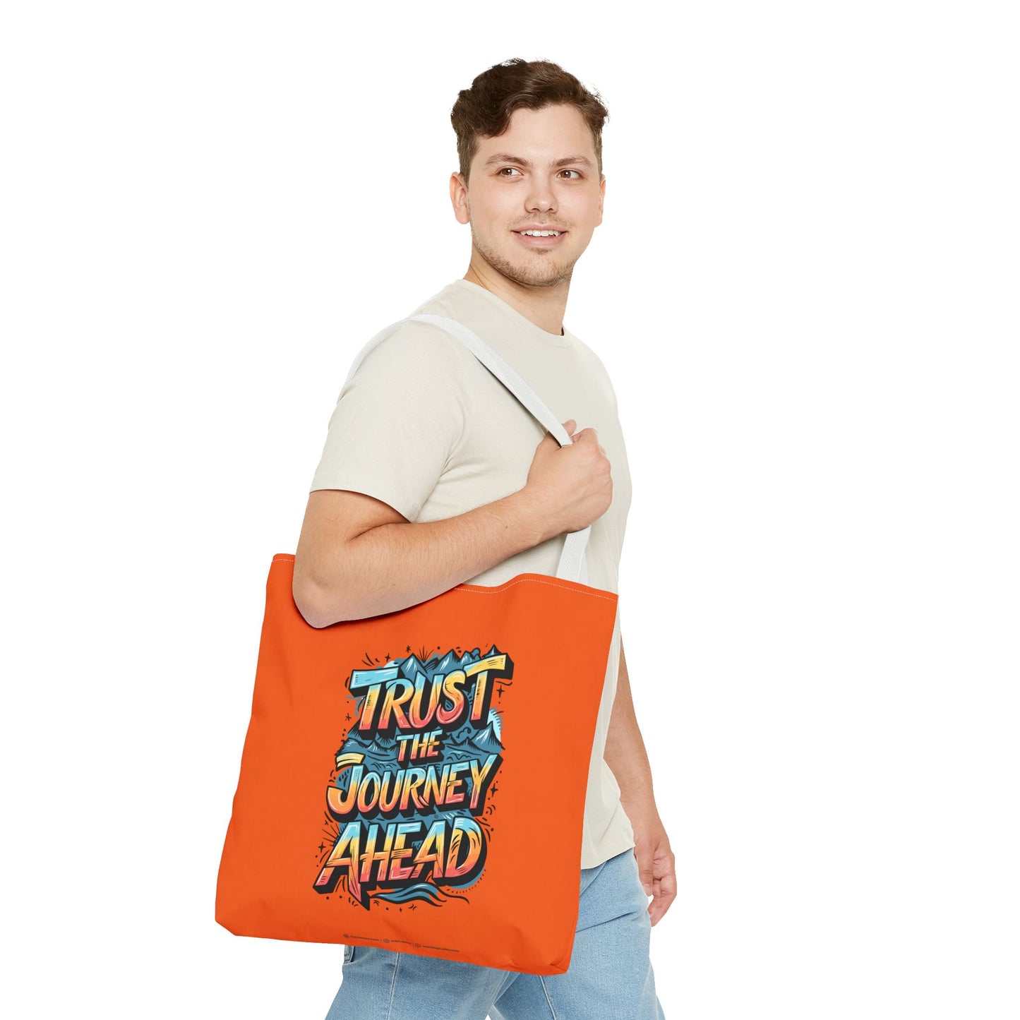 Trust The Journey Ahead Tote Bag (AOP)