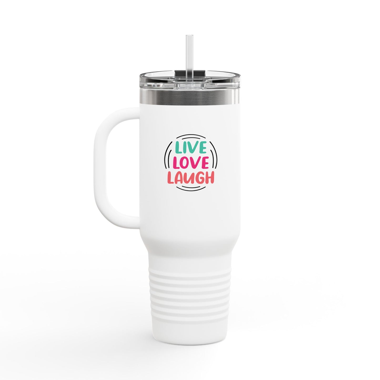Live Love Laugh Insulated Travel Mug, 40oz