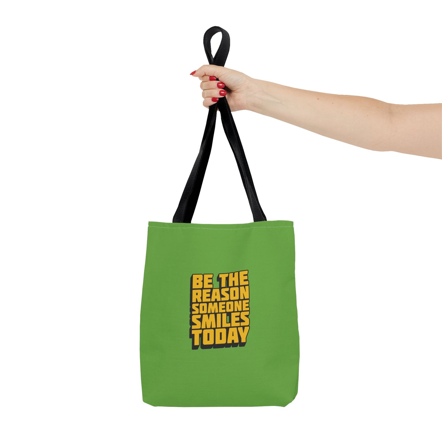 Be The Reason Someone Smiles Today Tote Bag (AOP)