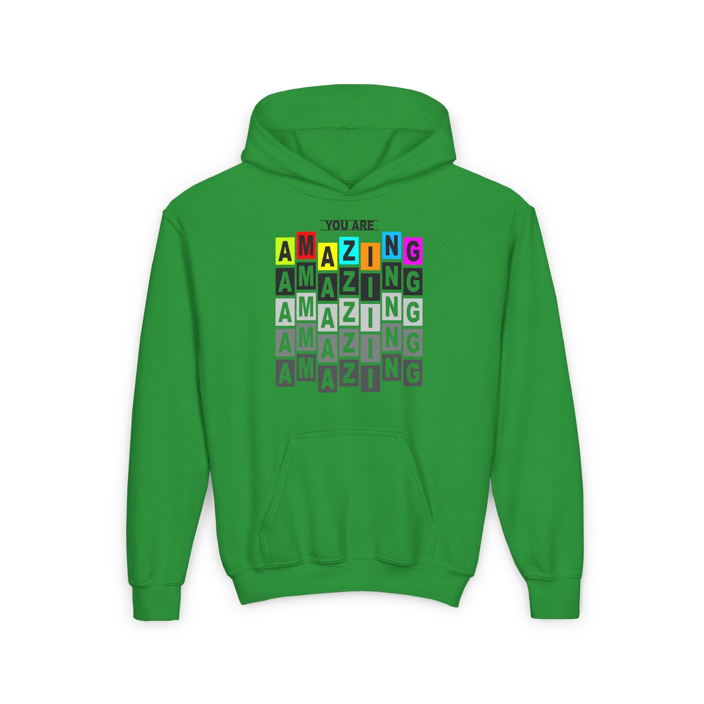 You Are Amazing Youth Heavy Blend Hooded Sweatshirt