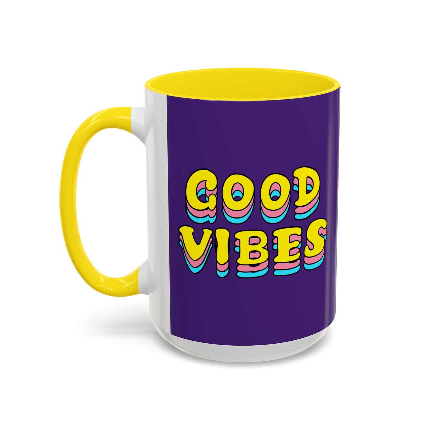 Good Vibes Accent Coffee Mug (11, 15oz)