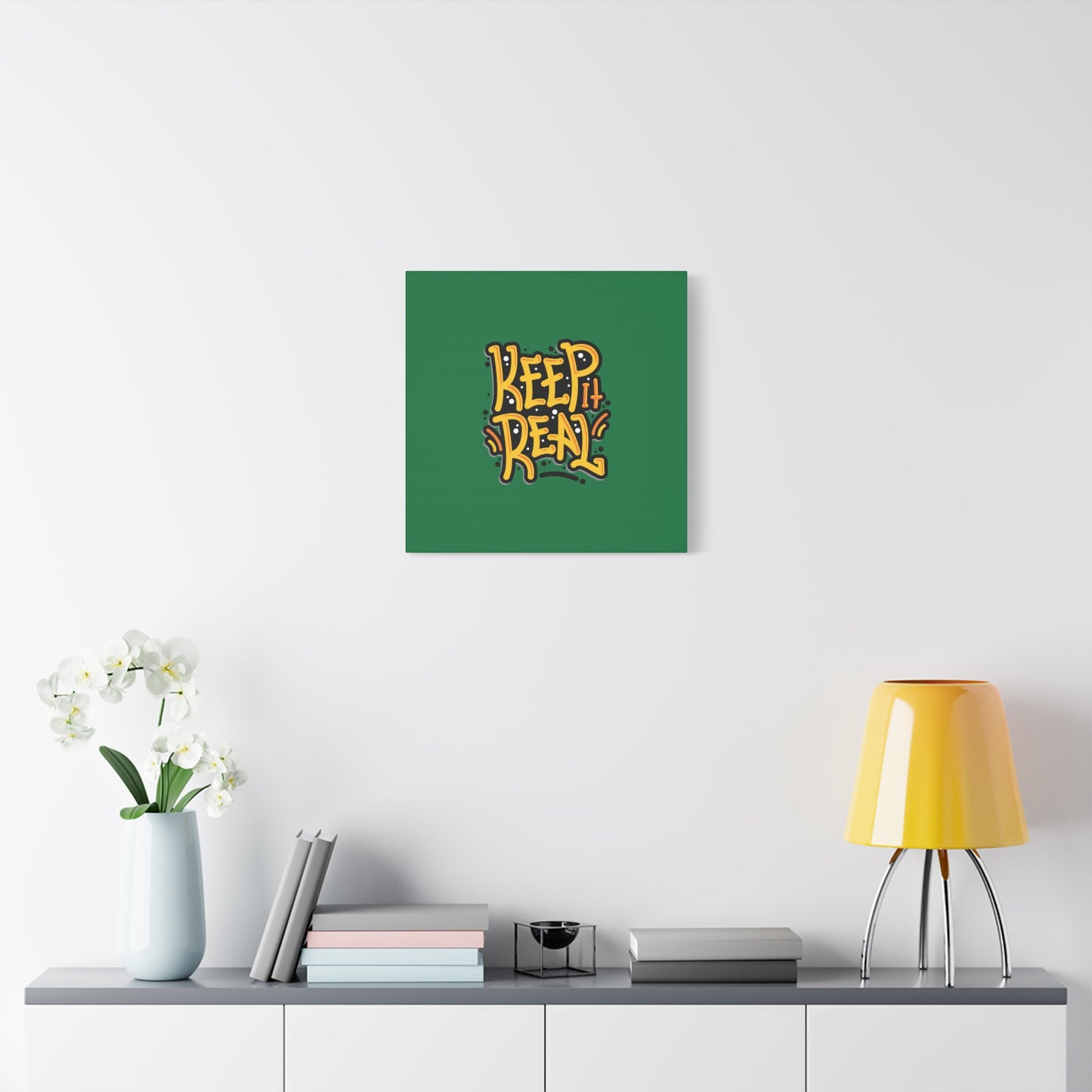 Keep It Real Matte Canvas, Stretched, 1.25"