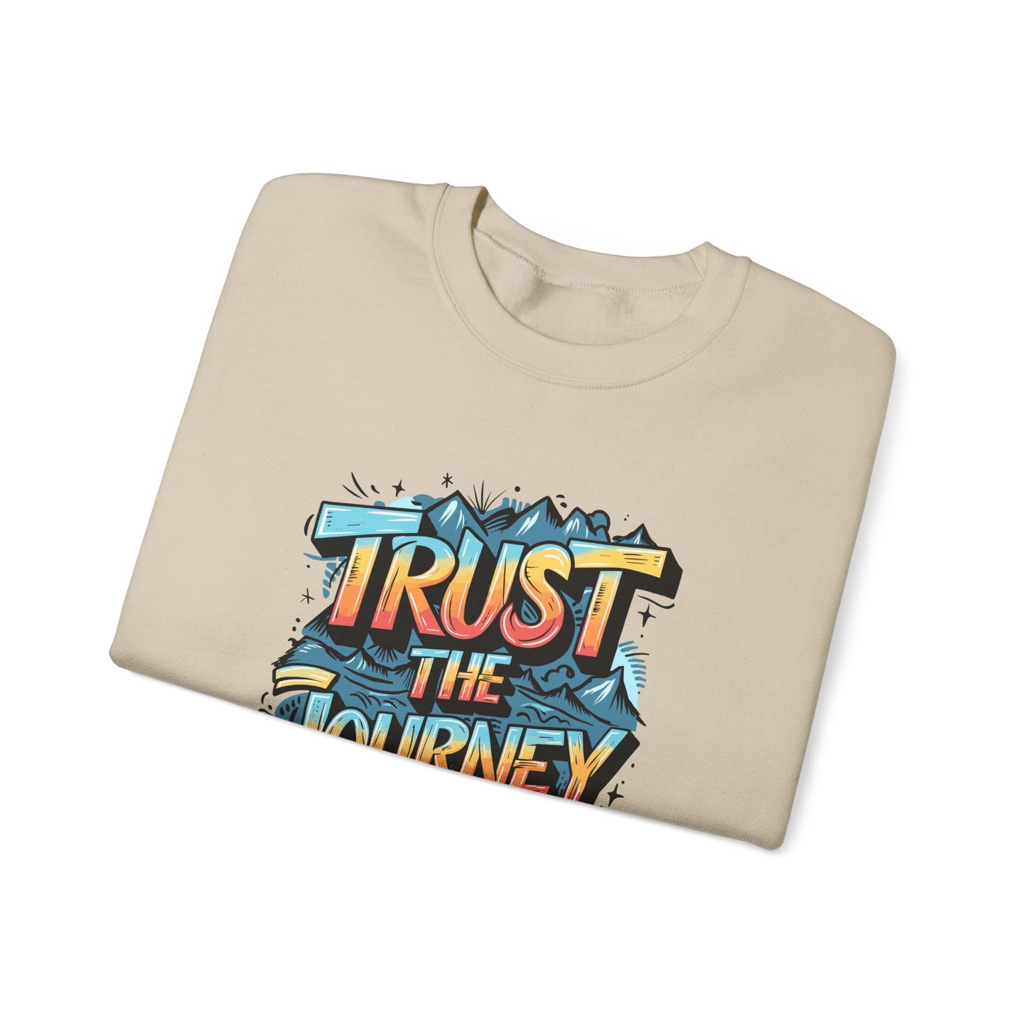 Trust The Journey Ahead Unisex Heavy Blend™ Crewneck Sweatshirt