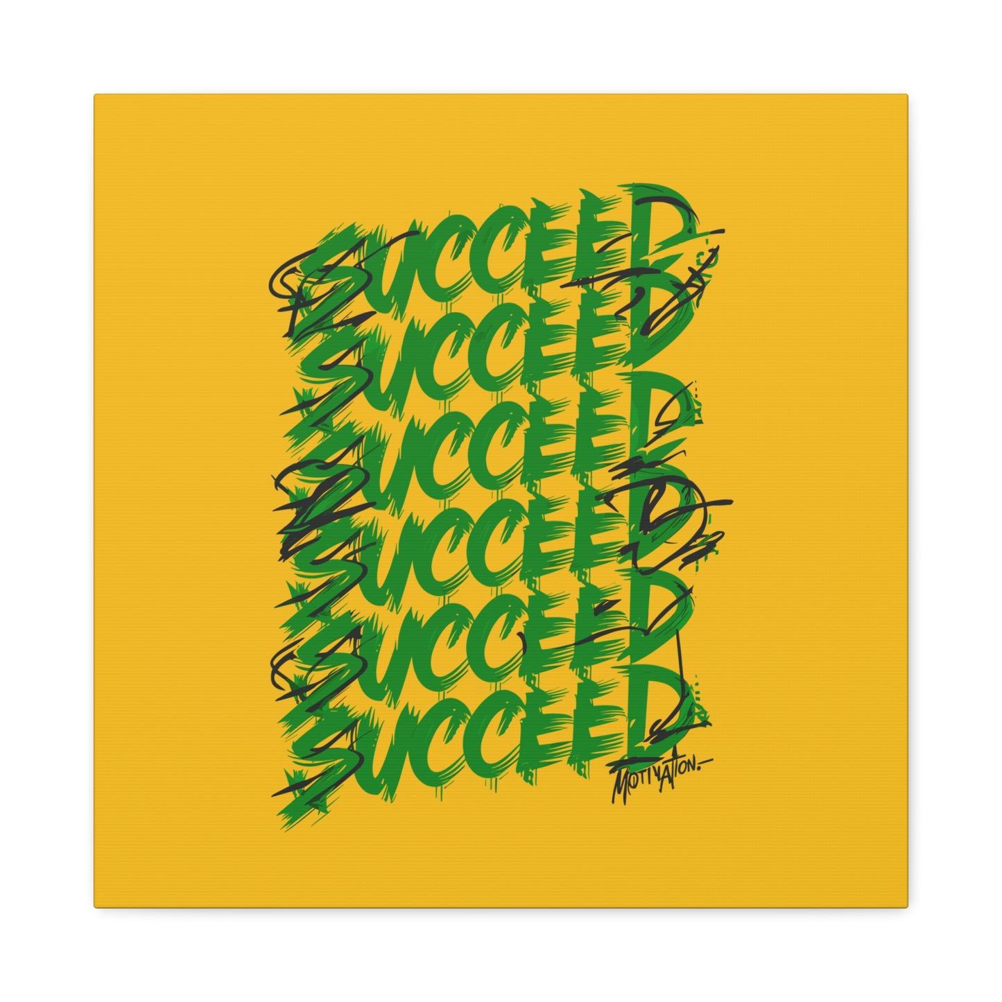 Succeed Matte Canvas, Stretched, 1.25"