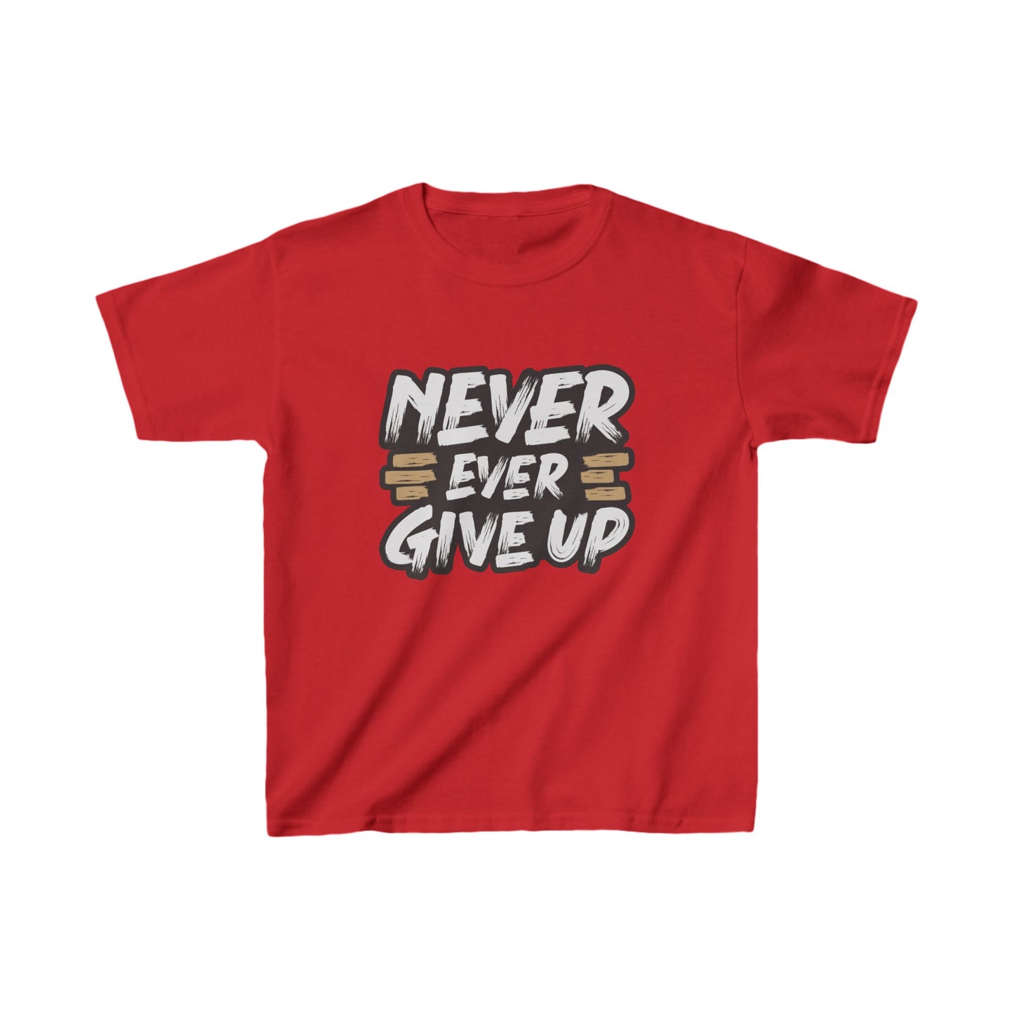 Never Give Up Kids Heavy Cotton™ Tee