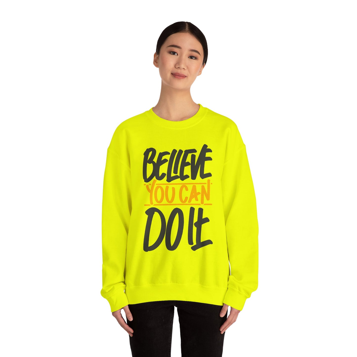 Believe You Can Do It Unisex Heavy Blend™ Crewneck Sweatshirt