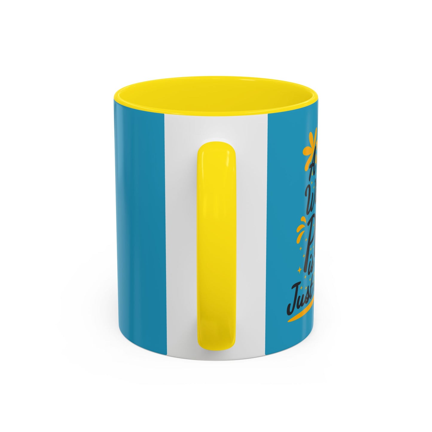 A Goal Without A Plan Is Just A Wish Accent Coffee Mug (11, 15oz)