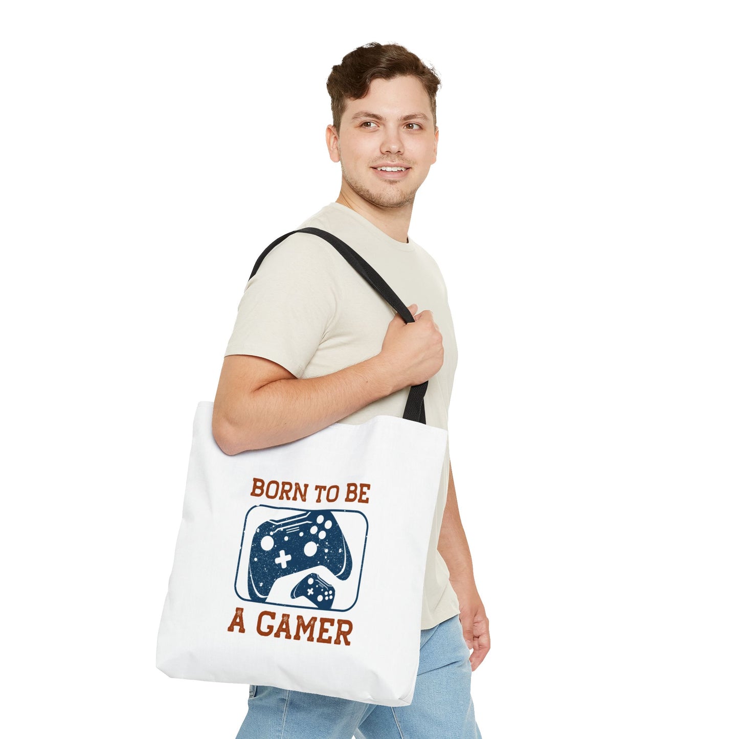 Born To Be A Gamer Tote Bag (AOP)