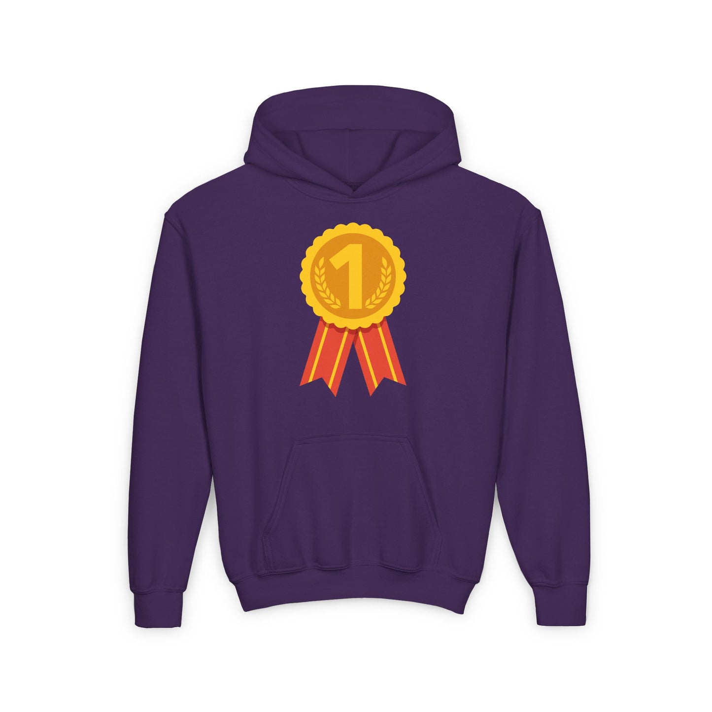 Gold Medal Symbol Youth Heavy Blend Hooded Sweatshirt
