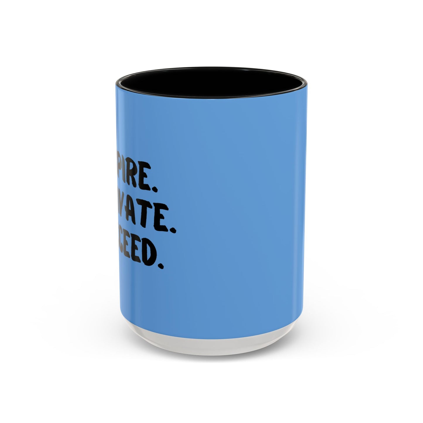 Inspire Motivate Succeed Accent Coffee Mug (11, 15oz)
