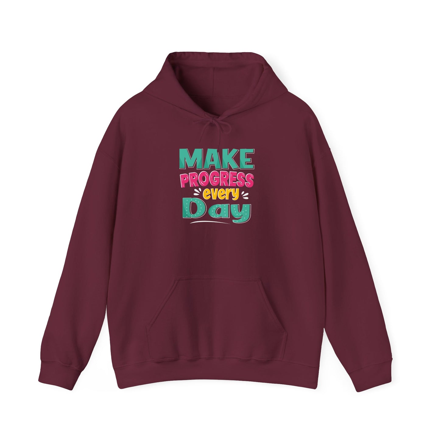 Make Progress Every Day Unisex Heavy Blend™ Hooded Sweatshirt