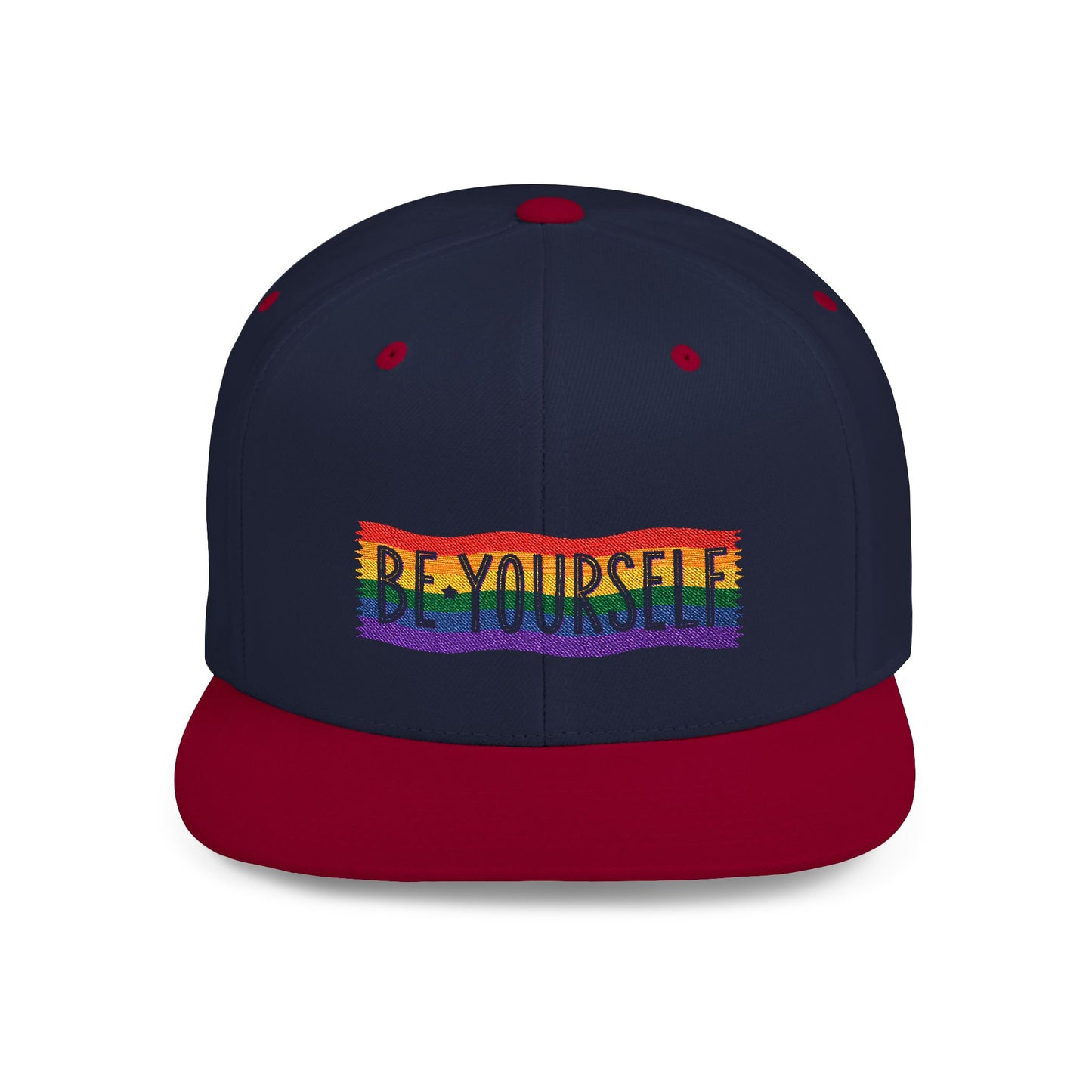 Be Yourself Flat Bill Snapback