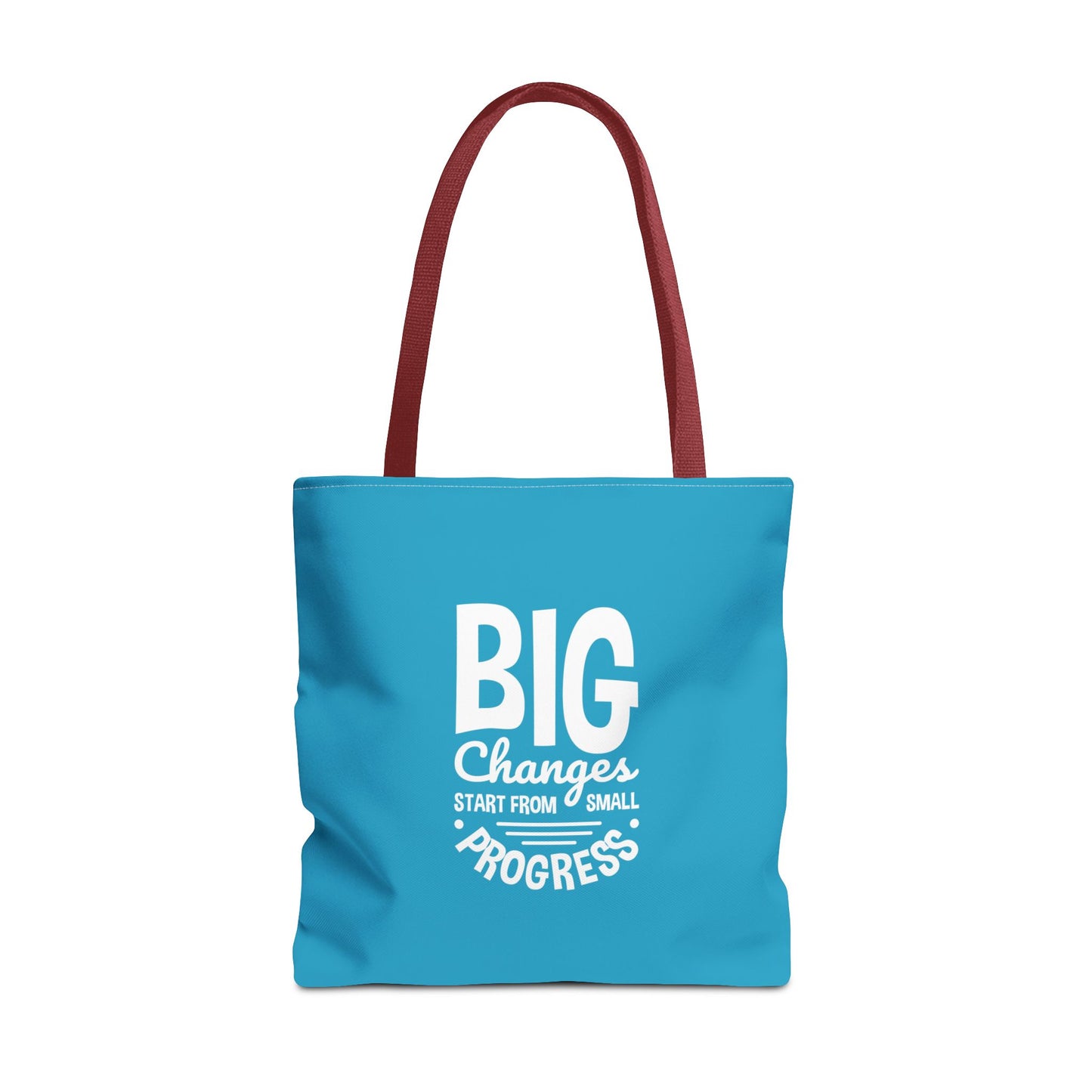 Big Changes Start From Small Progress Tote Bag (AOP)