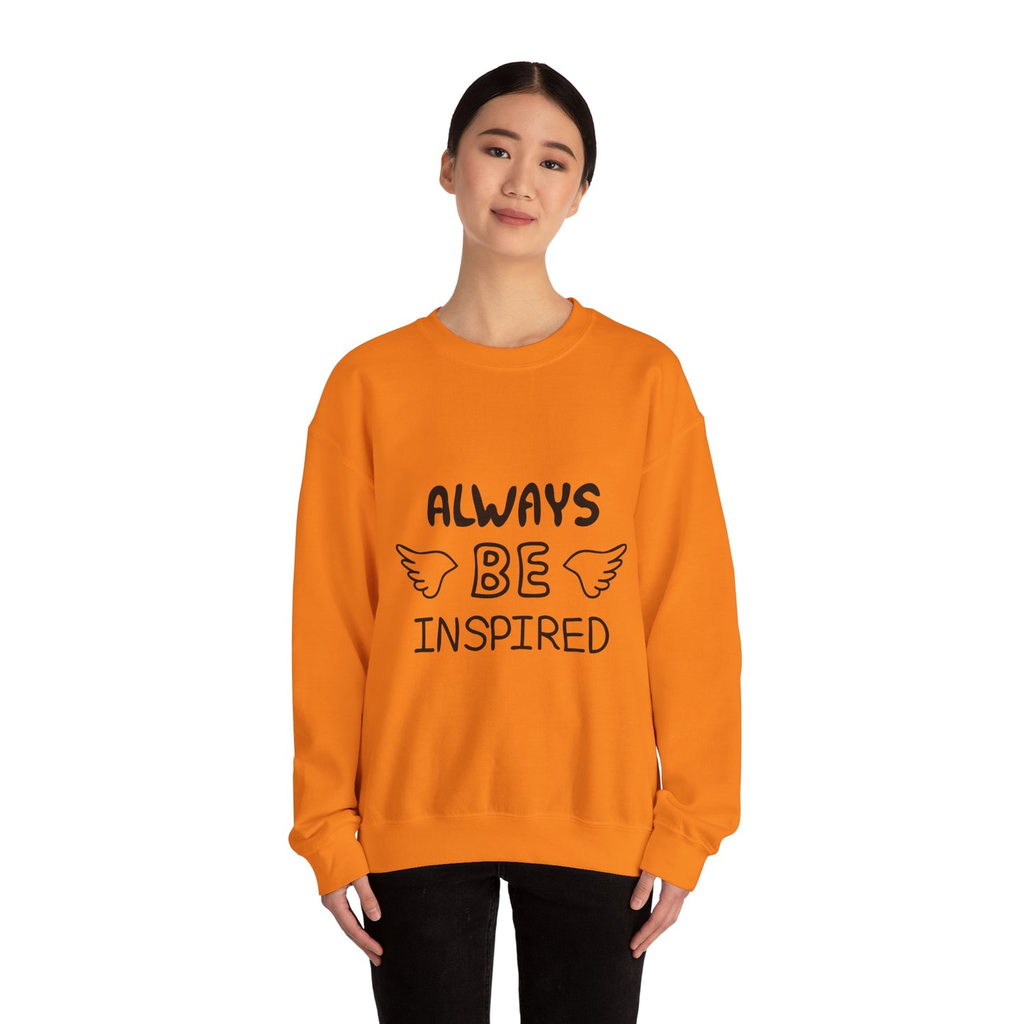 Always Be Inspired Unisex Heavy Blend™ Crewneck Sweatshirt