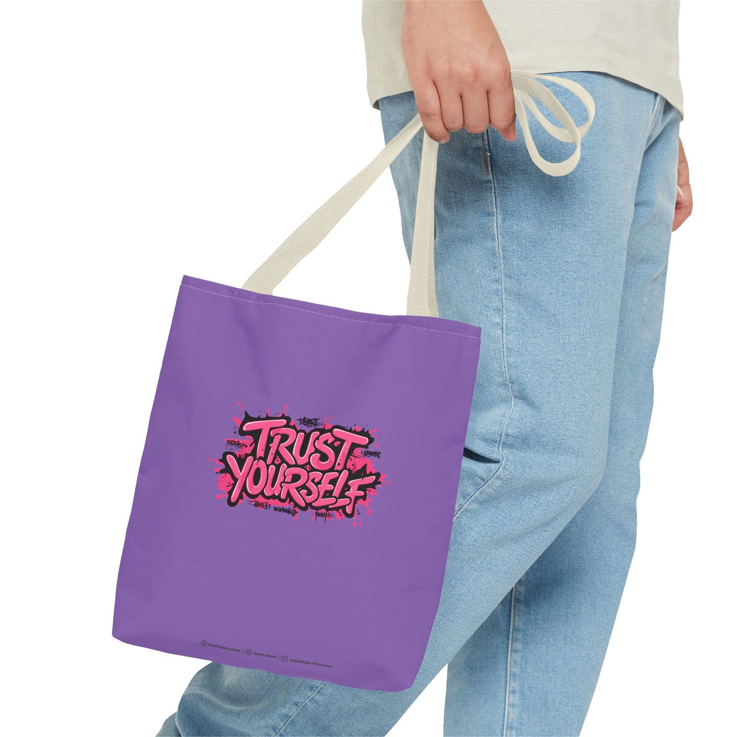 Trust Yourself Tote Bag (AOP)